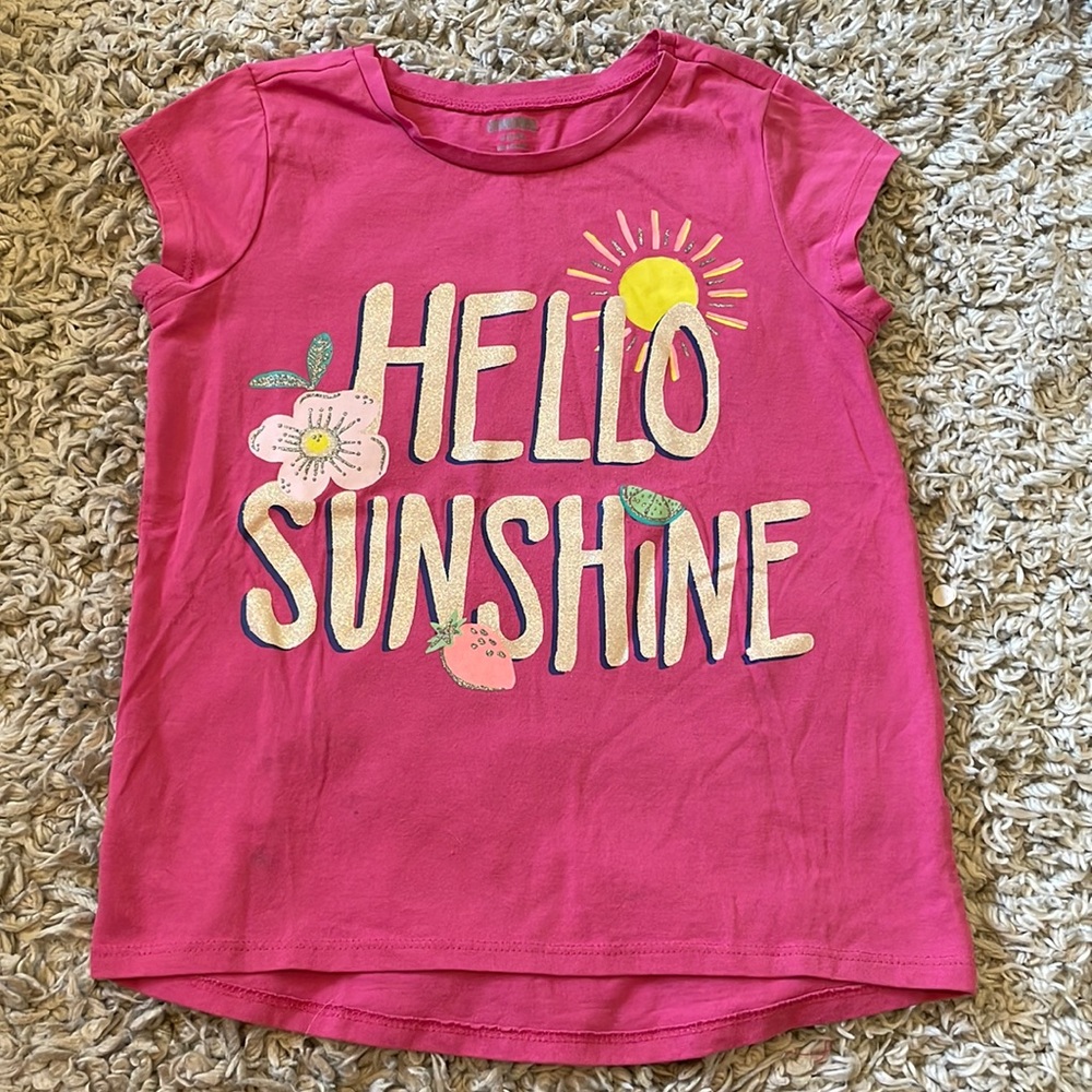 2018 Gymboree “Hello Sunshine” Tee, Size S (5-6)